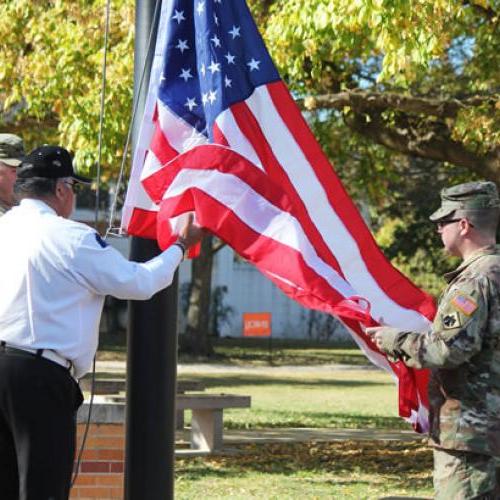 Military Appreciation Day and Flag Raising Ceremony
