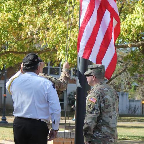 Military Appreciation Day and Flag Raising Ceremony